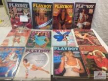 1977 Playboy Magazines complete set of 12