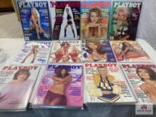 1998 Playboy Magazines complete set of 12