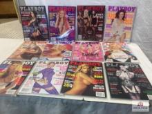 2002 Playboy Magazines complete set of 12