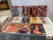 2007 Playboy Magazines complete set of 12