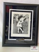 Carl Muscarello "Life Magazine:The Kiss" Signed Photo Frame