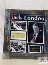 Jack London Signed Cancelled Check Photo Frame