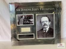J.J. Thompson Signed Cut Photo Frame