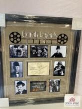 Comedy Legends Signed Cuts Collage Photo Frame
