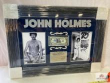 John Holmes Signed $1 Photo Frame