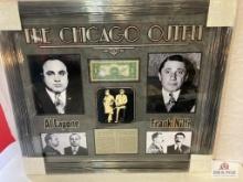Al Capone/Frank Nitte Signed $1 Photo Frame