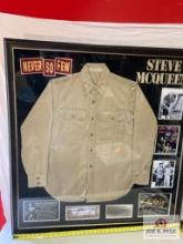 Steve McQueen "Never So Few" Screen Worn Shirt Photo Frame