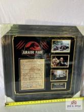 "Jurassic Park" Spielberg/Williams Signed Photo Frame