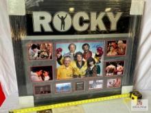 "Rocky" Signed By 5 Photo Frame