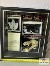 Marilyn Monroe White Healed Shoes Photo Frame