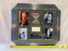 Malcolm X Signed Cut Photo Frame