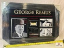 George Remus Signed Cut Photo Frame