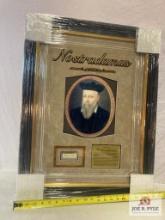 Michel De Nostradamus Signed Cut Photo Frame