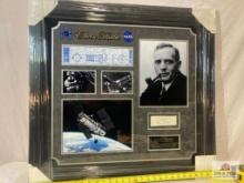 Edwin Hubble Signed Cut Photo Frame