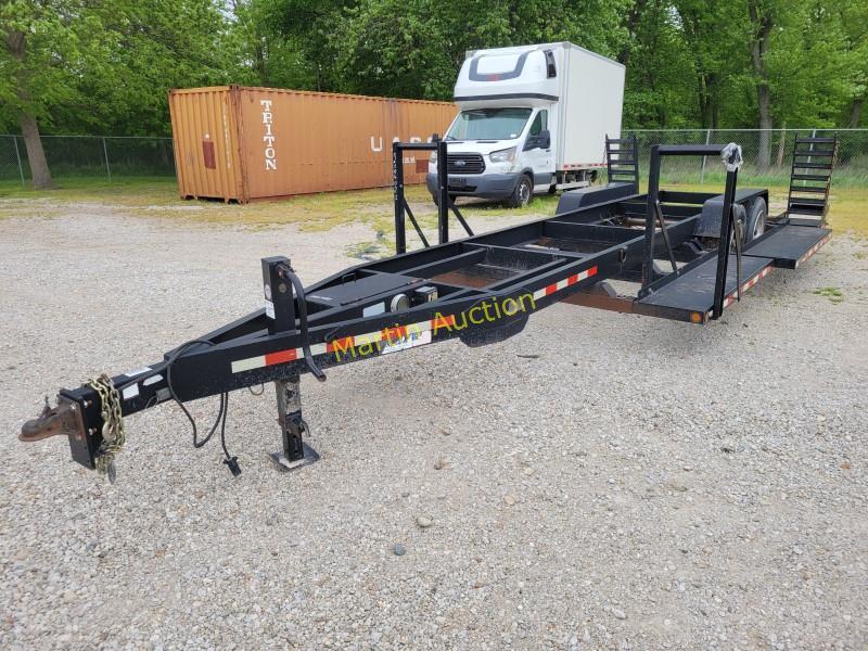 2010 B&B 20 Ft Flatbed Tandem Trailer Ist