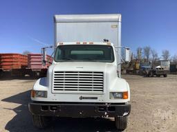 2001 INTERNATIONAL 4700 SINGLE AXLE VAN TRUCK VIN: 1HTSCAAL01H350281