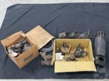 MID 1930S BUICK ENGINE PARTS; WATER PUMPS, CARBURETORS, AIR FILTER