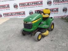 2015 JOHN DEERE X300 RIDING MOWER