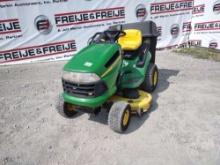 JOHN DEERE 125 RIDING MOWER SN: GX0125A016011