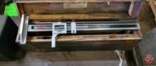 Starrett Vernier 18" Height Gauge W/ Wood Case