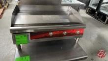 Avantco 177EG30N Electric Counter-Top Flat Griddle