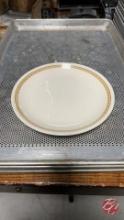 Homer Laughlin China White Dinner Plates 10-1/2"