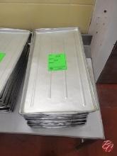 Aluminum Meat Trays 24"x12"