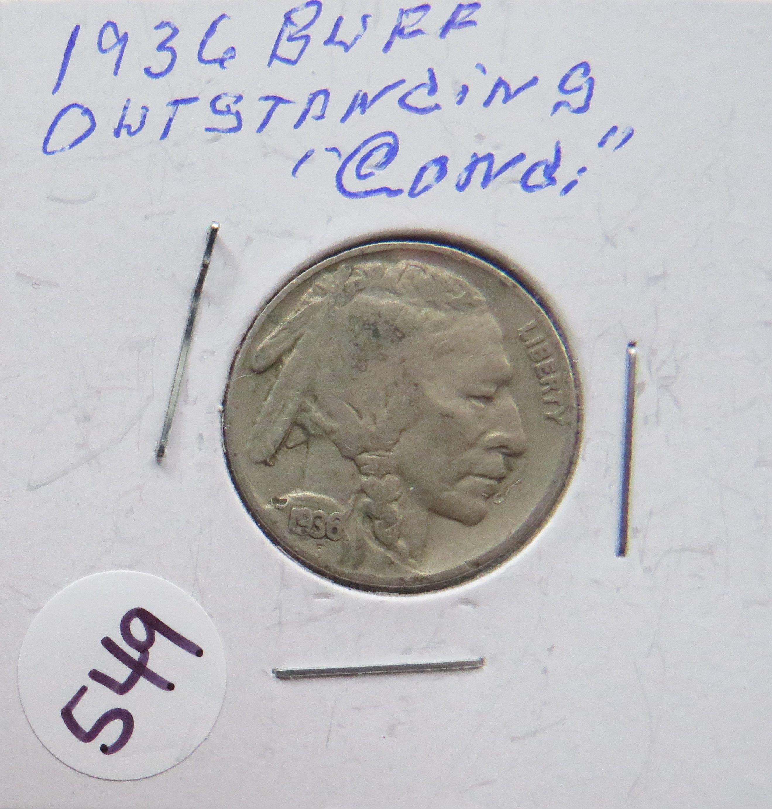 1936- Buffalo Nickel