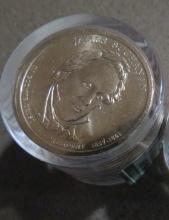 12 Unc James Buchanan $1 Coins