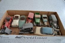 Assortment vintage cars