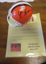 Jim Brown/LeRoy Kelly Signed Mini Helmet