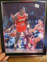 Michael Jordan Signed Framed Photo