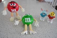 M&M plastic figurines