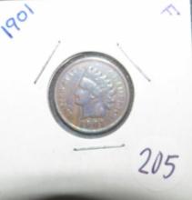 1901- Indian Head Cent