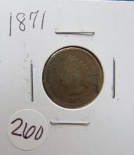 1871- Indian Head Cent