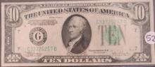 1934-C US 10 Dollar Federal Reserve Note