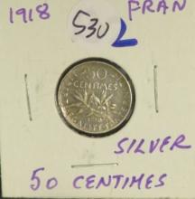 1918- France 50 centimes