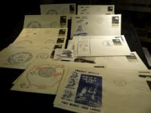 (20)  Stamped and Postmarked Apollo 11 Manned Lunar Landing U.S. Navy Recovery Atlantic 1969 covers.