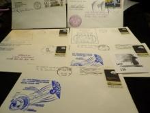 (9) Special Covers related to NASA or Space Travel, some autographed.