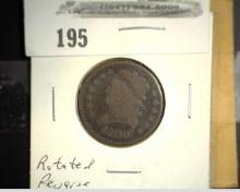 1809 U.S. Half Cent, Rotated reverse.