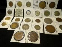 (25) Mexican Coins 1-Centavos to 1-Peso Dating back to 1906.