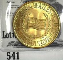 The 1964 Beatles Visit to the United States Commemorative Bronze Medal.