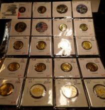 Collector Page with 20 colorized/gold-plated novelty coins.