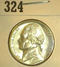 1942 S Silver Jefferson Nickel. Brilliant Uncirculated.