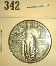 1925 P Standing Liberty Quarter, Fine.