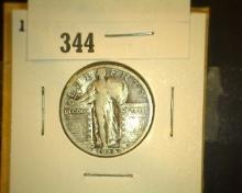 1928 D Standing Liberty Quarter, Fine.