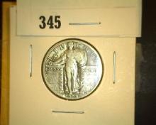 1928 D Standing Liberty Quarter, Fine.