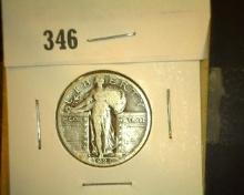 1929 D Standing Liberty Quarter, Very Good.