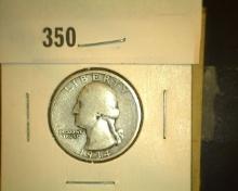 1934 D Washington Quarter, G/AG.