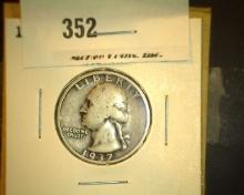 1937 S Washington Quarter, Good/AG.